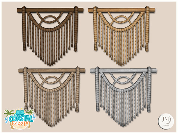 Sims 4 — Jomsims riz coastal escape2 wall deco rope by jomsims — Riz coastal escape 1_2_3 For our collection, Riz Coastal