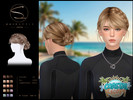 Sims 4 — S-CLUB Braid updo HAIRSTYLE Coastal Escape by S-Club — Braid updo HAIRSTYLE, 070726, hope you like, thank you.