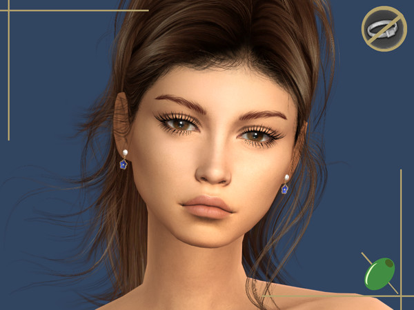 Sims 4 — Laurie 3D Lashes Rings Contradict by Pitted0live — Alpha style 3D eyelashes, long and pointed Top lash only