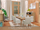 Sims 4 — Hakim Dining Room by MychQQQ — Value: $ 19,234