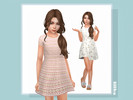 Sims 4 — Caja Dress by lillka — 6 swatches