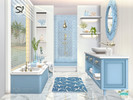 Sims 4 — Saltwater Bathroom by SIMcredible! — Feel the ocean breeze and enjoy a nice bath in this coastal inspired