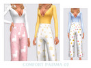 Sims 4 — Comfort Pajama 3 by Black_Lily — YA, A, Teen