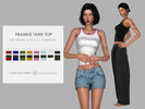 Sims 4 — Frankie Tank Top by Charlotte_Morris — 16 swatches