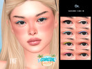 Sims 4 — IMF Sunset Eyeliner Coastal Escape by IzzieMcFire — Sunset Eyeliner contains 8 colors in hq texture.