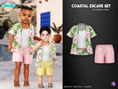 Sims 4 — Coastal Escape Set - Toddler and Infant by WisteriaSims — Includes:
