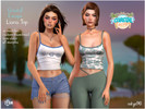 Sims 4 — Coastal Escape Liana Top by astya96cc — 10 swatches