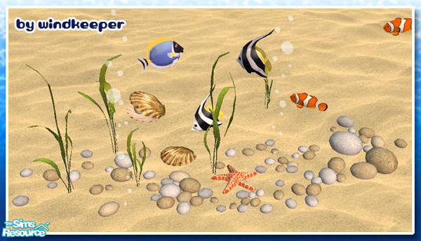 Sims 2 — CBA stones 1 - washed out by Windkeeper — Recolor of "CBA stones 1" mesh from this set. Will work for
