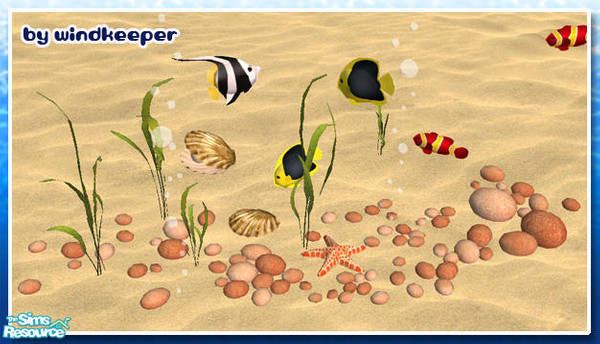 Sims 2 — CBA stones 1 - clay by Windkeeper — Recolor of "CBA stones 1" mesh from this set. Will work for all