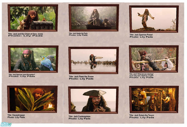 Sims 2 — Jack Sparrow on a Lily Pad by synfulwyldcat — Captain Jack is back in all his glory. Whether he's hiding behind