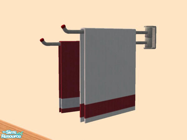 Sims 2 — Fuzzy Towels - Individual Item by Chezzie — Recolors of towls by Mango-Sims. Wall towels from set Abala, rolled