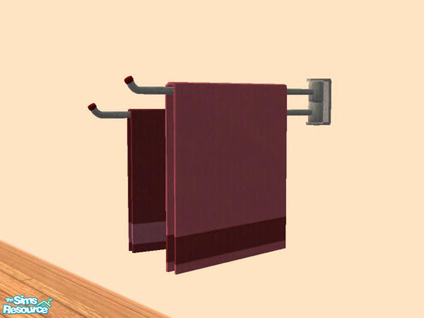 Sims 2 — Fuzzy Towels - Individual Item by Chezzie — Recolors of towls by Mango-Sims. Wall towels from set Abala, rolled