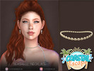 Sims 4 — Seashell Necklace by PlayersWonderland — Necklace with small seashells on it. - 5 Swatches - Custom thumbnails