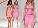 Sims 4 — Layla - Short Backless Dress by Layla — Female short backless dress This dress was released early on my Patreon!