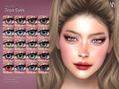 Sims 4 — VELYSEA Zoya Eyes by VELYSEA — Face Paint category HQ comatble 20 swatches