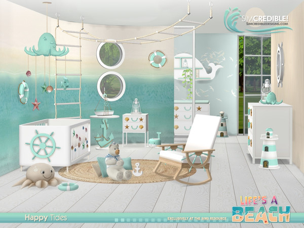 Sims 4 — Life's a Beach - Happy Tides Potty by SIMcredible! — Ahoy babies! More sweetness in your tides with this