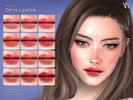 Sims 4 — VELYSEA Cerys Lipstick by VELYSEA — Lipstick category HQ comatble 12 swatches
