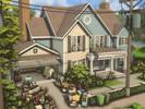 Sims 4 — Suburban House with Garage sale - NO CC by plumbobkingdom — This spacious suburban family home combines classic