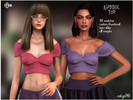 Sims 4 — Nadine Top by astya96cc — 30 swatches