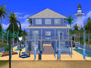 Sims 4 — Dolphin's Cove Beach Home - nocc by Mariasha666 — Brindleton Bay's finest beach house. Master bedroom, kids