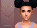Sims 4 — Lucia Necklace Child by Suzue — New Mesh (Suzue)