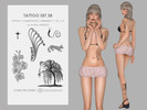 Sims 4 — Tattoo Set by Charlotte_Morris — Tattoo Set 38 Skin Details - Tattoos