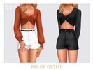 Sims 4 — Khloe Outfit by Black_Lily — YA, A, Teen