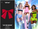 Sims 4 — Off-Line - Fluff Force Bow - Patreon Exclusive by VentaStudio — 15 Swatches