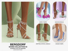 Sims 4 — Bergdorf - Dripping Crystal Sandals by VentaStudio — 10 Swatches