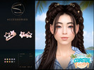 Sims 4 — S-CLUB HAIR Acc Coastal Escape by S-Club — HAIR Acc 040726, thank s