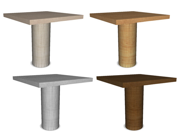 Sims 4 — Jomsims Likoo dining table by jomsims — Discover the Likoo collection and modernize your living room with a