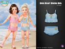 Sims 4 — Sea Star Swim Set for toddler by WisteriaSims — Add a sweet seaside touch to your little babies summer outfits