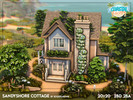 Sims 4 — Sandyshore Cottage - NO CC by xogerardine — This small, cozy coastal cottage comes with a lovely deck at the