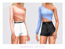 Sims 4 — Kendall Outfit by Black_Lily — YA, A, Teen
