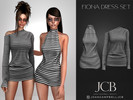 Sims 4 — FIONNA DRESS SET by Joan_Campbell_Beauty_ — INCLUDES: