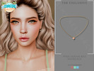 Sims 4 — Coastal Escape - Pink Ocean Ray Necklace by Glitterberryfly — Pink Ocean Ray Necklace