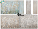 Sims 4 — Underwater Garden - Murals by marychabb — For short , medium , tall wall Kategory: Wallpaper Walls - 6 colors
