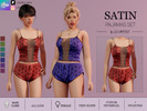 Sims 4 — SATIN PAJAMAS SET by linavees — New Mesh