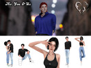 Sims 4 — Me You and Us by Simmer_creator9 — 5 poses 1 for couple ,2 for female ,2 for male Exclusive Blender Release