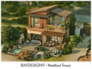 Sims 4 — Woodland Terrace by RayDesign9 — I build this lot in Windenburg 30x20 lot size and 2 floor. This house has :
