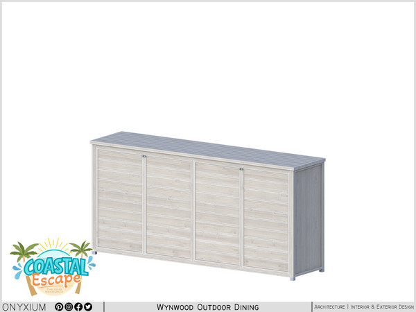 Sims 4 — Wynwood Console Table by Onyxium — Onyxium@TSR Design Workshop Outdoor & Garden Collection - Belong To The