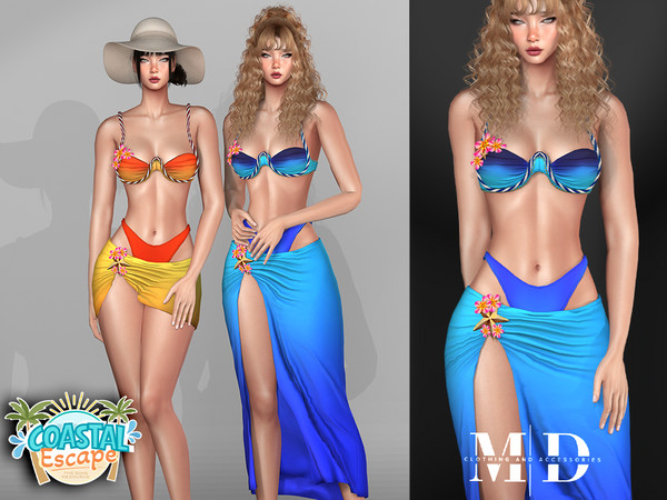 Sims 4 — (MYDARLING20) full body bikini Roraima - long versin by Mydarling20 — Outfit Information Age Groups: Teens,