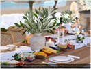 Sims 4 — Mediterranean patio Pt2 Dining area by Severinka_ — A set of furniture and decor to decorate a patio in a