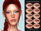 Sims 4 — Gloria Eyeshadow by ANGISSI — PREVIEWS MADE USING HQ MOD 10 colors