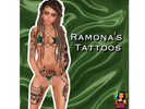 Sims 4 — Ramona's Tattoos by SmickleBerrySims — For females base game tattoos full body tattoo all in one 2 swatches (one