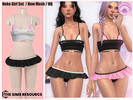 Sims 4 — Patreon - Neko Girl Set by Harmonia — Top - 12 Swatches