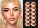 Sims 4 — Evelyn Eyeliner by ANGISSI — PREVIEWS MADE USING HQ MOD 12 colors