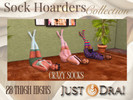 Sims 4 — Sock Hoarder Collection - Crazy Socks by Draven298 — This is a 3 part series and Crazy Socks is Part 2 BG
