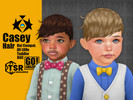 Sims 4 — Casey Hair by GoAmazons — Short straight hair with bangs for toddlers.