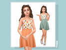 Sims 4 — Belina Dress by lillka — 6 swatches
